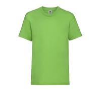 Generico T-Shirt Kids Valueweight T Maglietta da Bambino Manica Corta Cotone 100% - 1 Maglietta MOD. FRU 61-033-0 (14-15 Anni, Lime)