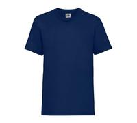Generico T-Shirt Kids Valueweight T Maglietta da Bambino Manica Corta Cotone 100% - 1 Maglietta MOD. FRU 61-033-0 (9-11 Anni, Blu Navy)