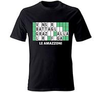 Generico T-Shirt Le Amazzoni (Nero, XL)
