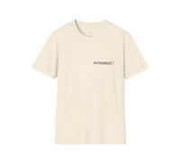 Generico T-Shirt Mappa di Mykonos, Design Isola Minimal, Unisex