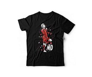 Generico T-Shirt Mohammed 11 Egitto Mo - Maglietta Calcio Momo (Nero, M)