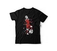 Generico T-Shirt Mohammed 11 Egitto Mo - Maglietta Calcio Momo (Nero, XL)