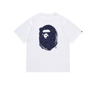 Generico T-Shirt Sportiva di Cotone degli Uomini di Estate - Collo Rotondo, Manica Corta, Adattamento Sciolto, Disegno Stampato, per L'indossamento Casual Quotidiano, Unisex-Color-1||XX_l