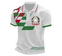 Generico T-Shirt Uomo 2025 Italia T-Shirt Uomo Calcio Italiano Maglie Giocatori Calcio Italiano Maglietta Italia Europeo Uomo Maglietta Nazionale Italiana Tifosi Maglia da Tifoso per Fan