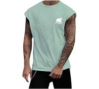 Generico T Shirt+Uomo+Particolari Magliette Desertiche Ghostemane Tshirt T-Shirt Vintage Pettorina con Tasche Uomo Magliette Uomo Sbracciate Pantaloncini Velluto Bambini