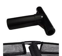 Generico T Type Expansion Fitting - Trampoline Enclosure Replacement Connector, Trampoline Pole Caps Fixed Retainer Protective Tube Quick Connect for Trampolinee Safety Net Frame Support