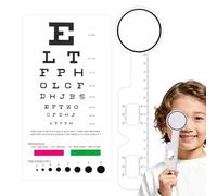 Generico Tabella per Esame della Vista - PVC Standard - Tabella Da Parete Per Test Della Vista | Decorazione Da Parete Per Aula Scuola Casa Soggiorno Studenti Bambini Ragazzi Adulti