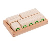 Generico Tabellone numerico - Carte con cifre in Legno, Tessere Matematiche interattive | Gioco di conteggio in età prescolare per Le Ragazze dei Ragazzi Aula Homeschool Numeri 1-9000 attività di AP