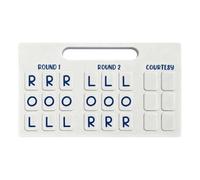 Generico Tabellone per esercitazioni Mahjong, set di per giocatore singolo, kit mini gioco con guida al layout delle tessere, tabellone per allenamento abilità con finitura, set di giochi puzzle in s