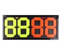 Generico Tabellone Sostituzione Portatile Arbitro Partita di Calcio Display 83x38Cm