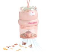 Generico Table Cleaner Vacuum Mini,USB 500mAh Rechargeable Cute Bear Design Cleaning Tool,Mini Desktop Vacuum - For Student Dirt Dust Car Office Home Shop Counter Electronics