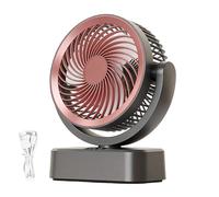Generico Table Fan | 6 Speed Rechargeable Quiet Desk Fan With Display