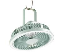 Generico Table Fan, Desk Fan, Rechargeable Cooling Fan, Built-In Night Light, Wall Mount Option, for Bedroom Outdoor Travel Camping, 19.3x7x7cm/7.6x2.76x2.76 Inches, White, 1 Pack