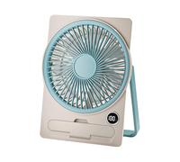Generico Table Fans, Small Desk Fan with LCD Digital Display, USB Powered Electric Personal Cooling Tool, Hangable Standing Fan for Kitchen, Dormitory, Home, Office