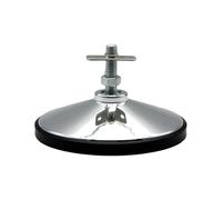 Generico Table Leg Levelers - Adjustable Furniture Feet | Steel Base with Rubber Pads, Threaded Height Adjustment, Anti Slip Design, Easy Installation for Dining Tables Chairs Cabinets and Desks