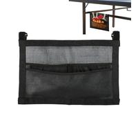 Generico Table Tennis Paddle Bag - Mesh Large Capacity Sport Supplies, Portable Adjustable Straps Table Tennis Mesh Bag | Storage Pouch For Home Club School Practice Training Recreation Game Display