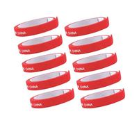 Genérico Table Tennis Paddle Edge Tape - 10 pezzi Racket Edge Protection Strip 45 x 1 x 0,15 cm | Side Sponge Anti-Collision Adhesive Tape | Table Tennis Blåde EdgeGuard Red Blue Black