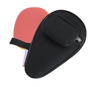 Generico Table Tennis Racket Cover - 30cm Paddle Bag, Portable Pong Case, Waterproof Zipper Protective Holder, Pong Racket Case, Wear Resistant Drop Proof Storage For Bat Ball Accessories Travel