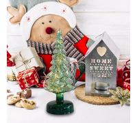 Generico Table Top Christmas Trees Lights - Tables Top Christmas Tree | Cute Small Glass Trees | Decorative Christmass Trree Nightlight | Table Tops Christmass Tree | Holiday Nights