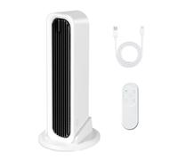 Generico Table Top Tower Fan - ABS | Rechargeable Bladeless Fan