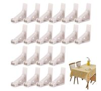 Genérico Tablecloth Holders Clips Outdoor, Heavy Duty Picnic Table Clips, 20 pezzi Table Cloth Clip, Clamps Cover For Camping Dinner Restaurant Outdoor Birthday Christmas Family Party Wedding