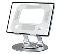 Generico Tablet Stand | Adjustable Desk Holder | 360 Degree Rotating Mount | Foldable Portable Monitor Stand For Drawing Reading Video Calls Lifting Tablet Holder For Home Office Travel Use