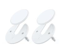 Generico Tablet Wall Mount - Damage-Free Adhesive Base, Swivel Cable TV Box Cradle, Secure Low Profile, Durable Resin Electronics Accessory Wand, For Bedroom Walls And Room Setup