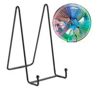 Generico Tabletop Plate Display Stand - Iron Frame Support Rack,Decorative Metal Frame Holder | For Paintings Platters Records Dishes Cards Books Signs Albums Crafts Display