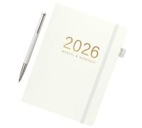 Generico Taccuino A5-2026 Agenda 144 Fogli,Taccuino Rigido A5 Con Calendario Per Uso Quotidiano Studio Lavoro Business Casa Laurea Riunione Viaggio Scuola E Università