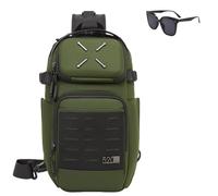 Generico Tactical Sling Backpack for Men, Military Style Casual Waterproof Crossbody, Lightweight Outdoor Travel Sports Chest Bags