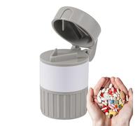 Generico Taglia-pillole, Taglia-compresse Con Contenitore Per Pillole, Macinapolverizzatore Multifunzionale 4 In 1, Tazza Per Bere, Schiaccia Pillole Per Anziani E Animali Domestici