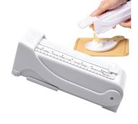 Generico Tagliaburro Affettatrice Con Single Click Stick, Stick Singolo, Dispenser Di Burro Portatile E Custodia, Spaccalegna Da Cucina Per Pane Al Formaggio, Torte, Biscotti