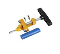Generico Tagliapiastrelle manuale 2 in 1, kit di taglio manuale for piastrelle in vetro, gamma da 3 a 15 mm, compatibile con il taglio di precisione delle piastrelle.(2 in 1 Golden)
