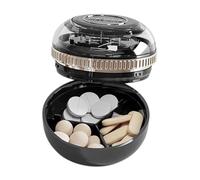 Generico Tagliapillole, Affettatrice Regolabile e Rotabile con Scomparto, Frammentatore di Pillole Mini, Viaggio Cura Animali Compagno Sport Running Fitness Farmacia