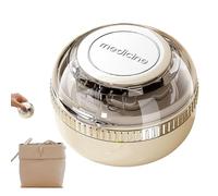 Generico Tagliapillole | Affettatrice Regolabile e Rotabile con Scomparto,Tagliapillole Minuscolo,Anziani, Viaggi, Animali Domestici, Sport, Fitness, Farmacia, Casa, Interno, Esterno, Uso Quotidiano