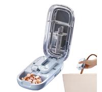 Genérico Taglierina per pillole - ABS portatile 8,5 x 4,5 cm | Divisore per farmaci preciso, taglio metà o stanza, uso domestico viaggio lavoro infermieristica adulti bambini