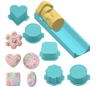 Genérico Taglierina per torte, utensile da cucina riutilizzabile, antiaderente stampato in 3D, per dessert, plastilina commestibile, dolci, cioccolato, feste, bambini