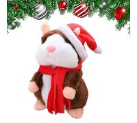 Generico Talking Hamster - Interactive Hamsters Todddler Plush Toy, Easy To Use Todddler Toys Multiple Talking Hamster Repeats What You Say, Stuffed Animals Plush Toy For Girl Boy Birthday Christmas