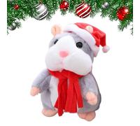 Generico Talking Hamster - Interactive Hamsters Todddler Plush Toy, Easy To Use Todddler Toys Multiple Talking Hamster Repeats What You Say, Stuffed Animals Plush Toy For Girl Boy Birthday Christmas