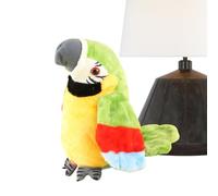 Generico Talking Parrot Toy, Plush Bird Speaker, 4.72x4.33x8.66 inches Realistic Twerking Mimic, Interactive Voice Repeater, Soft Educational Buddy, Speech Training Birthday Travel Outdoor Daycare