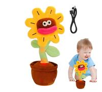Generico Talking Sunflower Soft Plush Funny Creative Repeat What You Say