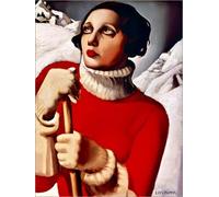 Generico Tamara de Lempicka Poster Saint Moritz, Stampa Artistica da Parete, 60x80 cm