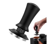 Generico Tamper a Molla,53 mm Strumento Regolabile con Indicatore di Profondità | Strumento Manuale Tarato per Preparazione Caffè,Preparazione per Infusione