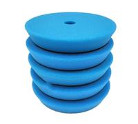 Generico Tampone in spugna for lucidatura auto con durezza diversa da 3/5/6 pollici for doppia azione(Blue x 5pcs,5 Inch Backer)