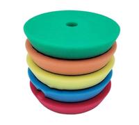 Generico Tampone in spugna for lucidatura auto con durezza diversa da 3/5/6 pollici for doppia azione(Mixed 5pcs,3 Inch Backer)