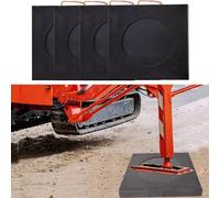 Generico Tamponi stabilizzatori universali per Gru, livellatori per Camper, per carro Attrezzi, martinetti per carichi Pesanti, impilabili, tamponi stabilizzatori per Gru da 12x12 a 28x28 Pollici - T