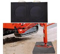 Generico Tamponi stabilizzatori universali per Gru, per Camper, per carro Attrezzi, per carichi Pesanti, impilabili, Leggeri, da 12x12 a 28x28 Pollici - Blocchi stabilizzatori Portatili per Camper e