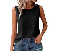 Generico Tank Top Donna, Elegante Canotta A Strati per Un Look Casual E Morbido Senza Maniche E Traspirante con Design A Doppio Strato per Comfort Quotidiano E Stile Casual