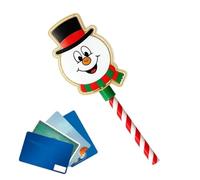 Generico Tap To Pay Christmas Wand, Snowman Card Holder for Checkout | Playful Holiday Prop, Instant Contactless Payment, Festive Decor For Retail Cafe Travel Shopping