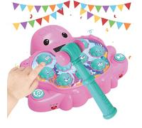 Generico Tape Taupe Jeu - Jouet Pieuvre À Marteler Interactif | Développement Coordination Main-Œil 3+ | Idéal Voyage, École, Maison, Jeu Éducatif Filles Garçons, Cadeau Anniversaire
